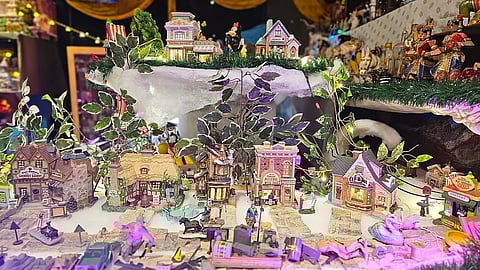 A set up with Kashmir tourism as its theme by Anupama Hoskere