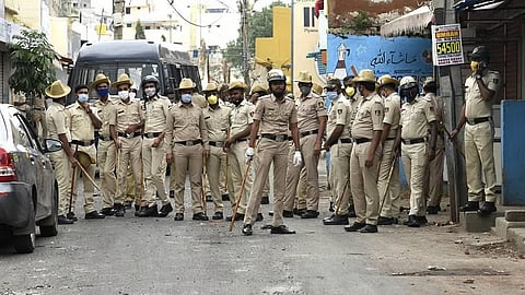 Heavy police deployment has been made in the area, and the situation is now under control