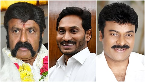 Nandamuri Balakrishna, Jagan reddy and chiranjeevi