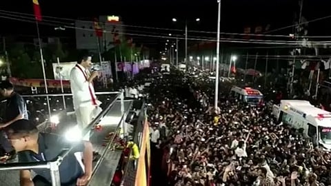 vijay in Karur TVK Rally