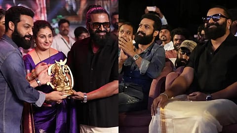 Rishab Shetty and Junior NTR