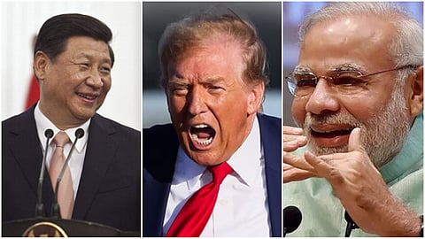 China President Xi Jinping, America President Donald Trump- PM Narendra Modi