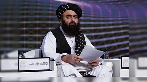Afghan foreign minister Amir Khan Muttaqi