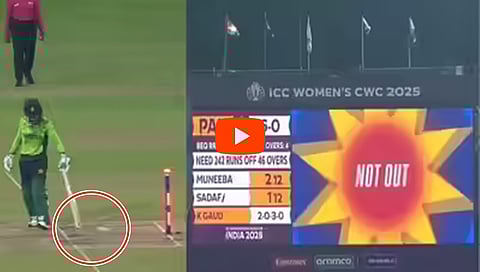 India-Pakistan ಪಂದ್ಯದ ವೇಳೆ ಹೈಡ್ರಾಮಾ: ಮೊದಲು ನಾಟೌಟ್ ನಂತರ Out ಘೋಷಣೆ; 4ನೇ ಅಂಪೈರ್ ಜೊತೆ Pak ನಾಯಕಿ ವಾಗ್ವಾದ, Video