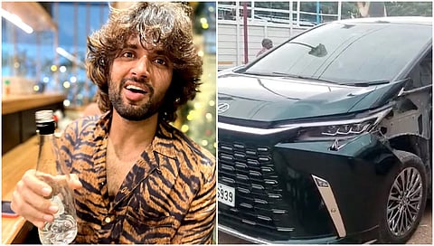 Vijay Deverakonda's car damaged in minor accident, actor unhurt