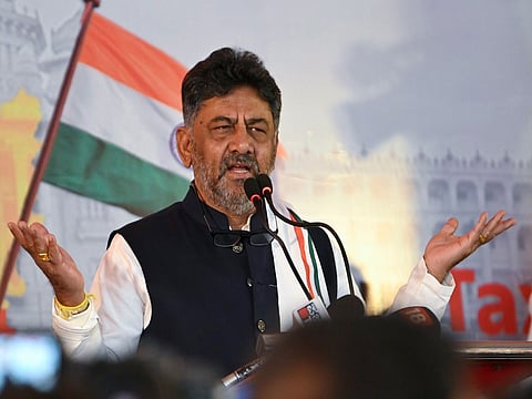 DCM DK Shivakumar claims swift action taken to repair potholes in Bengaluru.
