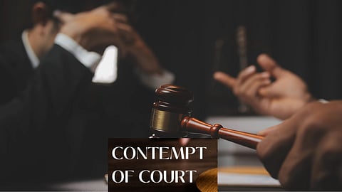 Contempt of court (file pic)