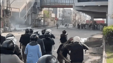 Police clashes with the TLP