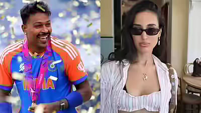 Hardik Pandya and Mahieka Sharma 