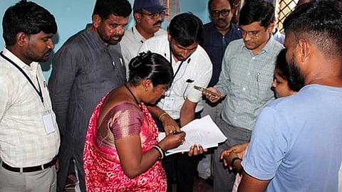 Socio-Economic and Educational Survey duty used for representative purpose.