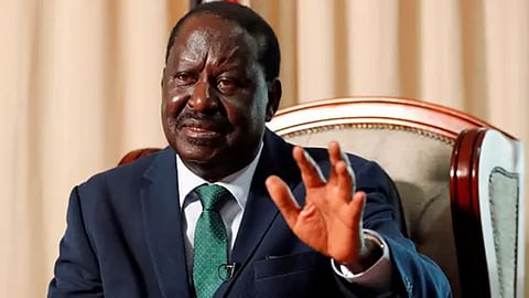 Former Kenya PM Raila Odinga 