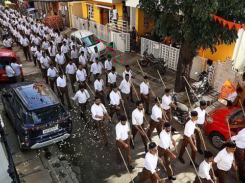 RSS route march (Representative Image)