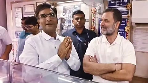Delhi Sweet Shop Owner and Rahul Gandhi