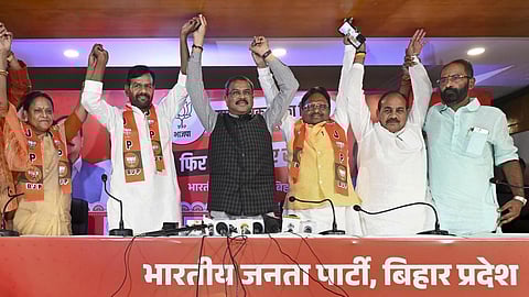 Former Bihar MP Anil Sahni resigned from RJD and joined the BJP ahead of the assembly elections.