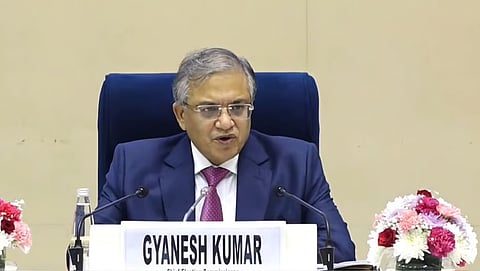 Chief Election Commissioner Gyanesh Kumar. 