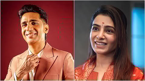 Gulshan Devaiah and Samantha Ruth Prabhu, leads of Maa Inti Bangaram