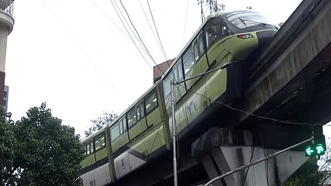 Monorail train tilts in Mumbai during test run; no passengers inside