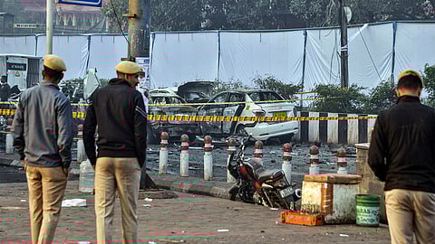 Delhi blast Site