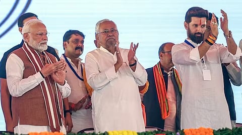 Prime Minister Modi, CM Nitish Kumar, Minister Chirag Paswan campaign for Bihar elections