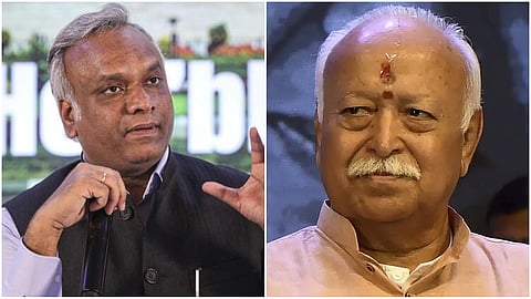 Priyank Kharge- RSS Chief Mohan bhagwat 