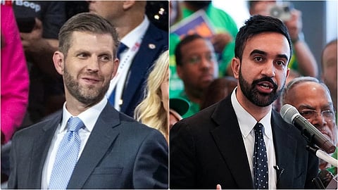 Eric Trump and Zohran Mamdani