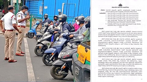 Bengaluru traffic violation fines