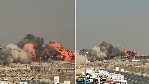 ದುಬೈ ಏರ್ ಶೋ ವೇಳೆ ದುರಂತ; ಭಾರತದ ತೇಜಸ್ ಯುದ್ಧ ವಿಮಾನ ಪತನ, ಪೈಲಟ್ ಸಾವು! ತನಿಖೆಗೆ IAF ಆದೇಶ