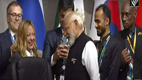Narendra Modi's candid conversation with Italian pm 