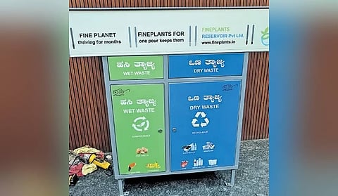 litter bins will be placed across the city 
