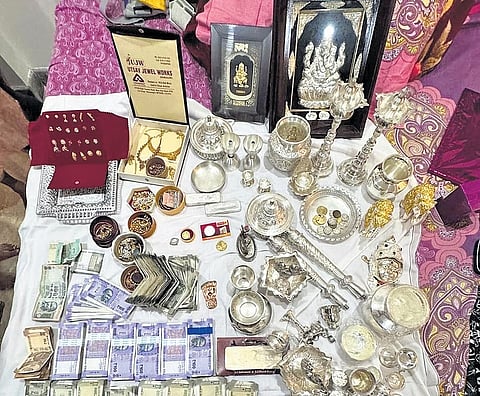 The seized assets include properties worth Rs 22.31 crore, Rs 78.40 lakh cash, Rs 5.91 crore jewels and vehicles worth Rs 2.33 crore