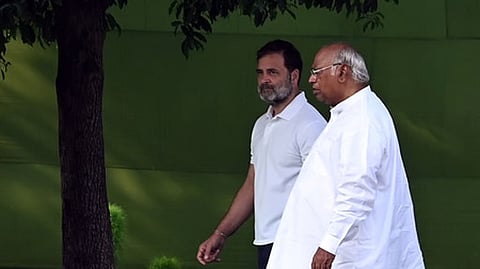Rahul Gandhi, Mallikarjuna Kharge 