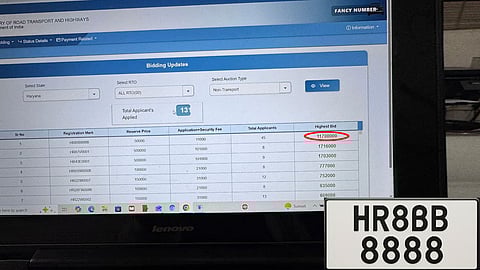 Indias Costliest Car Registration Number