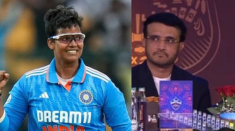  Deepti Sharma, Sourav Ganguly 