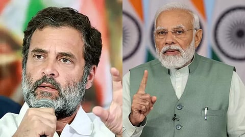 Rahul Gandhi, PM Modi Casual Images