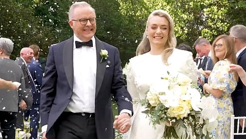 'Married': Australian PM Anthony Albanese ties the knot