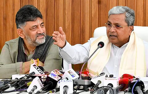 Siddaramaiah and D K Shivakumar 