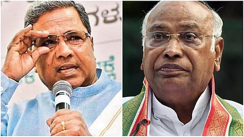 Siddaramaiah- Kharge (file photo)