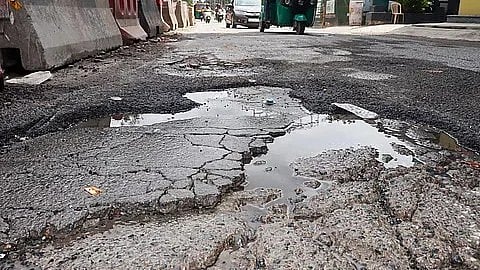 potholes in Bengaluru 