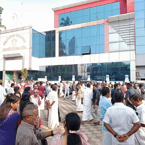 Party cadres and candidates celebrate victories 