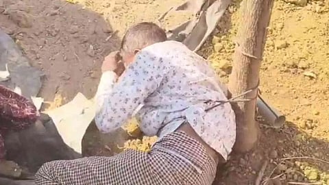 public beaten up man 