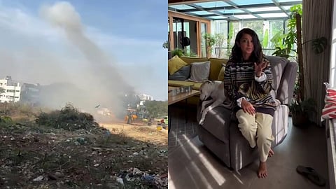 "Can't Breathe": Actress Aindrita Ray Says Garbage Being Burnt Near Her Bengaluru Home