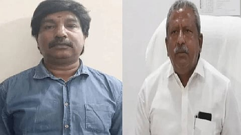 MLA Byrathi Basavaraj  With Rowdy sheeter Biklu shivu