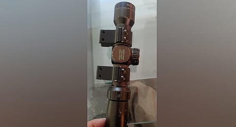 China-made rifle telescope recovered near NIA office in Jammu, security beefed up