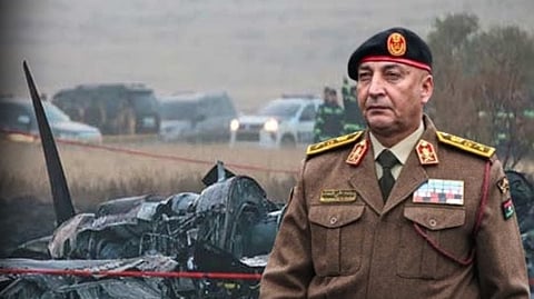 ಲಿಬಿಯಾದ ಸೇನಾ ಮುಖ್ಯಸ್ಥ ದುರ್ಮರಣ