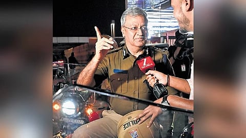 City Police Commissioner Seemanth Kumar Singh inspects MG Road-Brigade Road corridor to review security arrangements