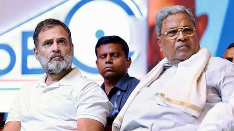 Rahul Gandhi, Siddaramaiah