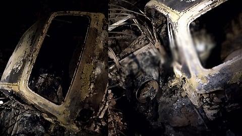 ಹೊತ್ತಿ ಉರಿದ ಕಾರು