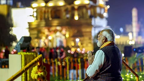 PM Modi at Somnath mandir