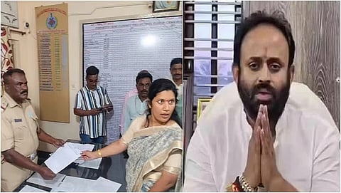 Amruta Gowda and Rajeev Gowda 