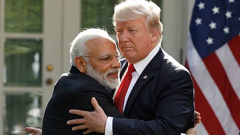 PM Modi with trump